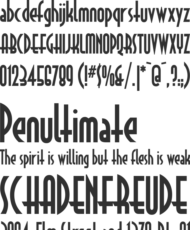 Astrud font preview