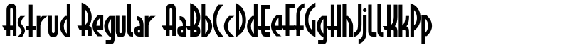 Astrud Regular font