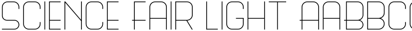 Science Fair Light font