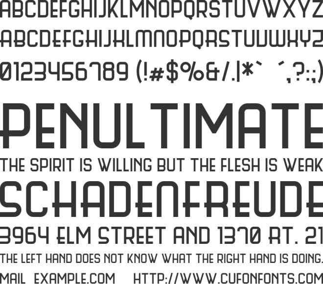 Science Fair font preview