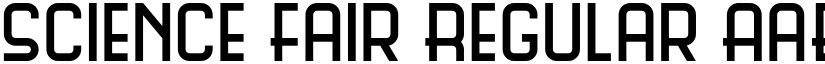 Science Fair Regular font