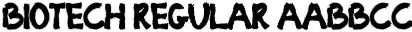 BIOTECH Regular font