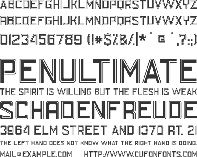 SU-30SM font preview