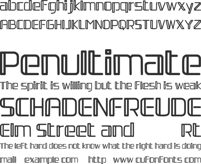 tuman holiday font preview