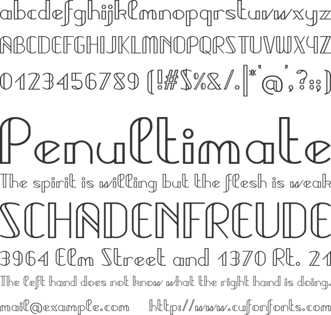 Valentino Edge font preview