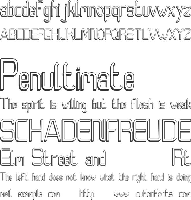 Moedyningsih_Shadow font preview