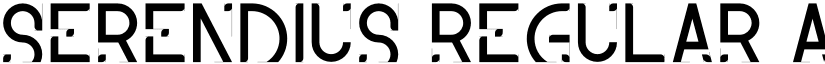 Serendius Regular font