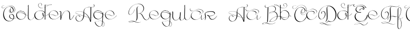GoldenAge Regular font