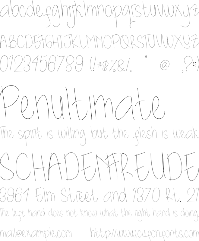 Kidosplay font preview