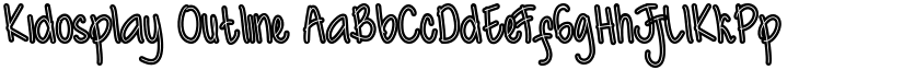 Kidosplay Outline font
