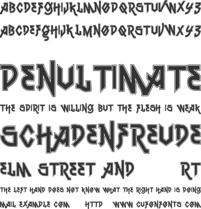 Vtks Rockino V2 font preview