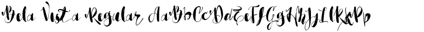 Bela Vista Regular font