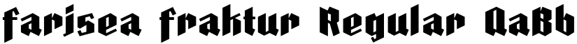 Farisea Fraktur Regular font