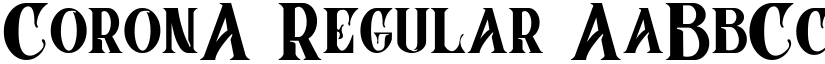CoronA Regular font