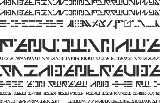 Galactico font preview