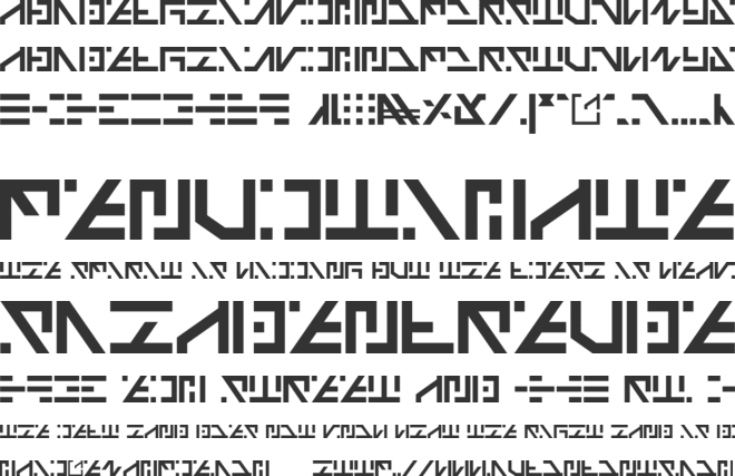 Galactico font preview