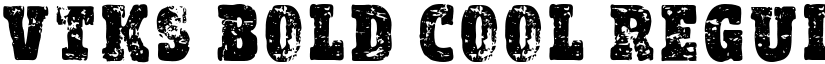 vtks Bold&Cool Regular font
