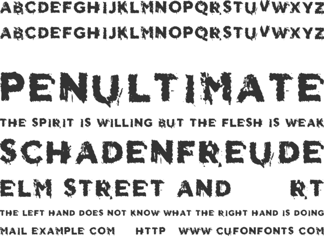 Vtks Relpius font preview