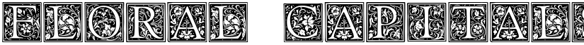 Floral Capitals Regular font
