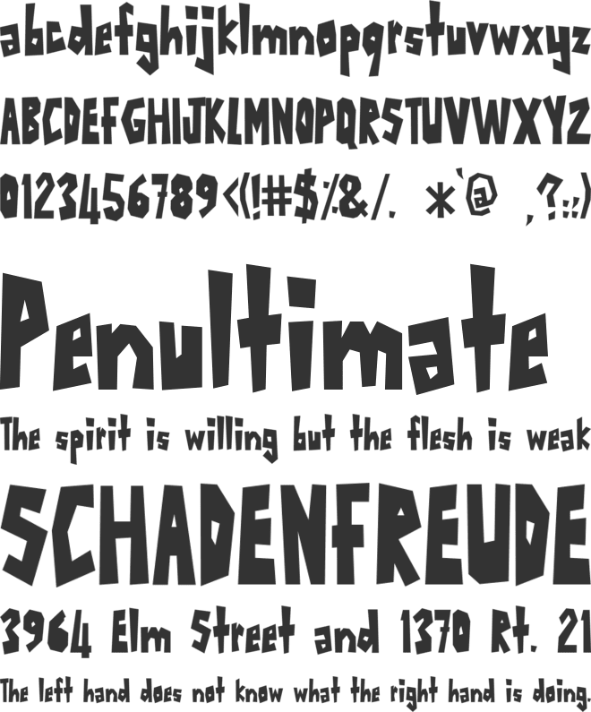 SERDAK_biskut font preview