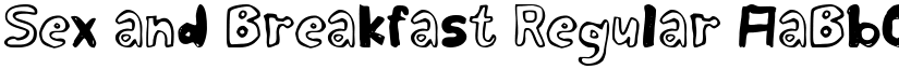 Sex and Breakfast Regular font