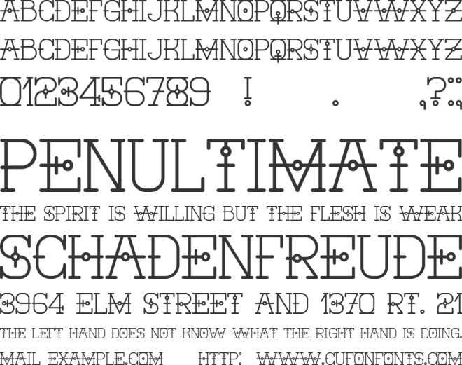 Nautica font preview