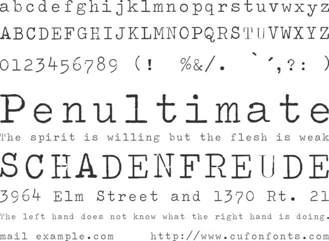 Splendid 66 font preview