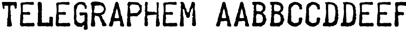 Telegraphem font