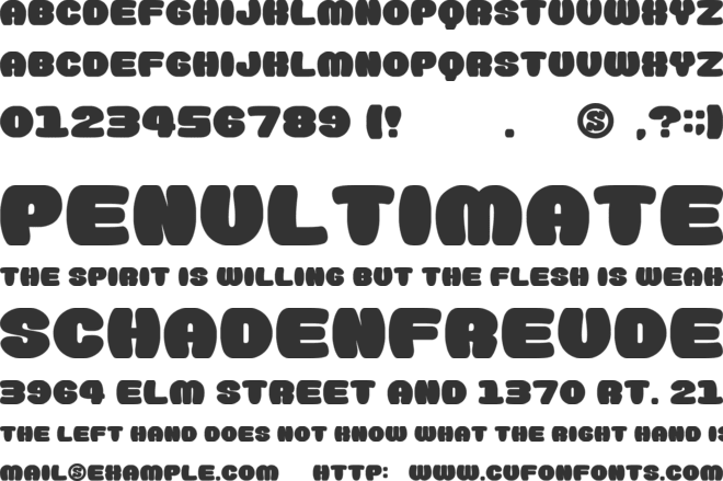 Doughnut Monster__G font preview