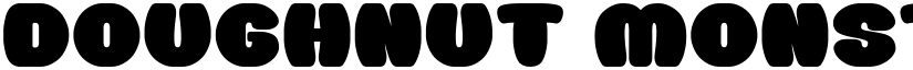 Doughnut Monster__G Regular font