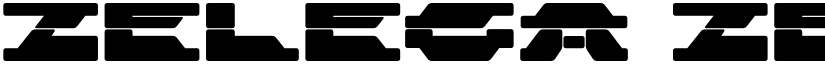 Zelega Zenega Regular font
