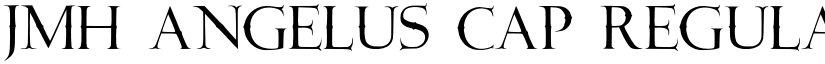 JMH Angelus Cap Regular font