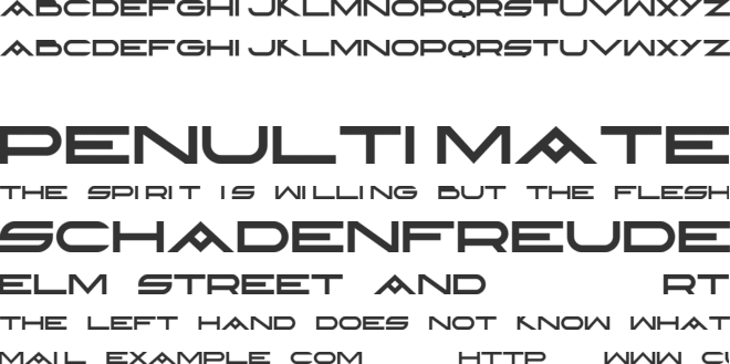 Leculier font preview