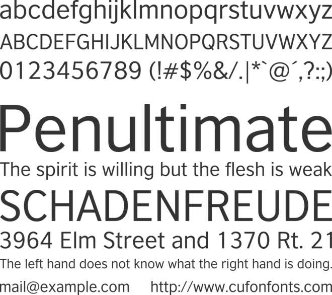 British Council Sans font preview