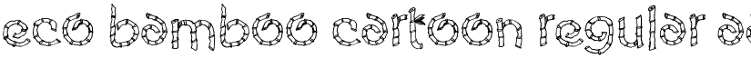 Eco Bamboo Cartoon Regular font