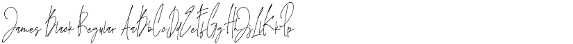 James Black Regular font