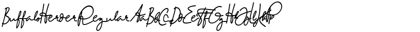 BuffaloHerder Regular font