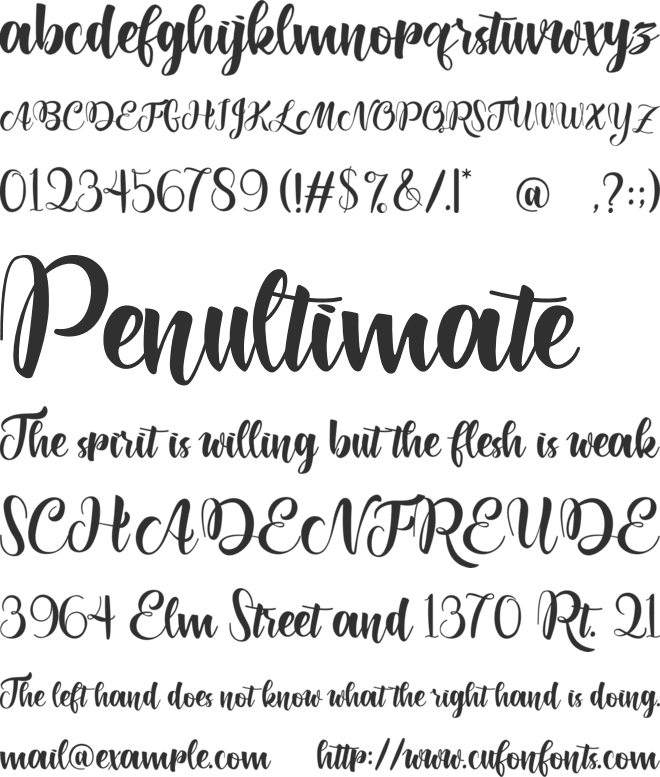 Lettyh font preview