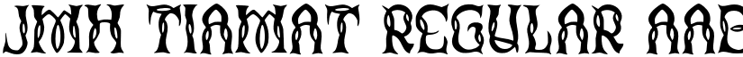 JMH Tiamat Regular font
