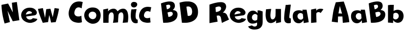 New Comic BD Regular font