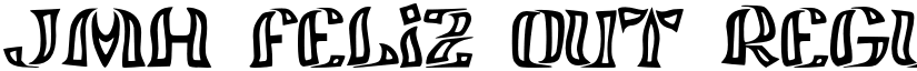 JMH Feliz Out Regular font