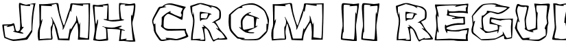 JMH Crom II Regular font