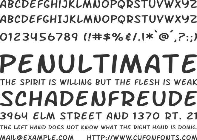 Arch Rival font preview