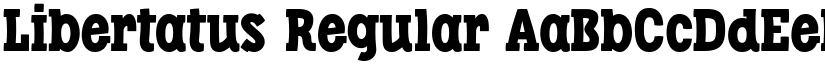 Libertatus Regular font