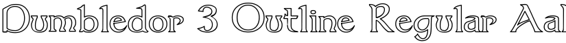 Dumbledor 3 Outline Regular font