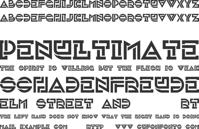 Investigation font preview