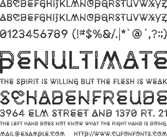 Middlecase Next font preview