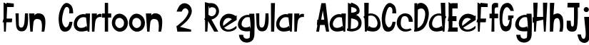 Fun Cartoon 2 Regular font