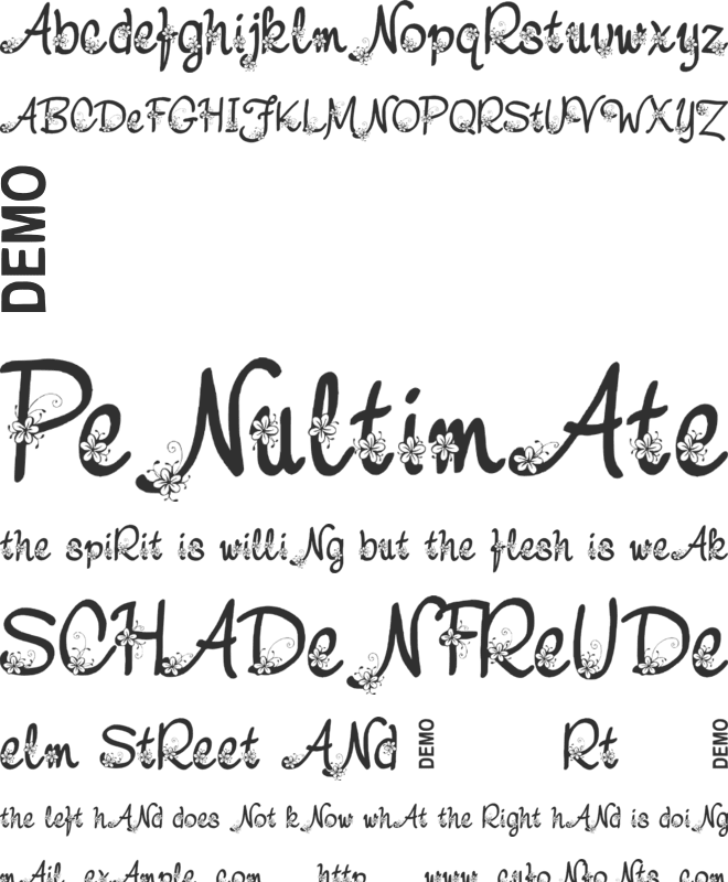 Nebulo font preview
