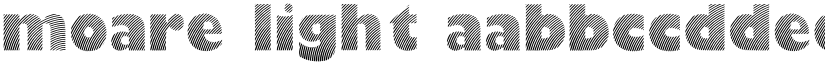 Moare Light font